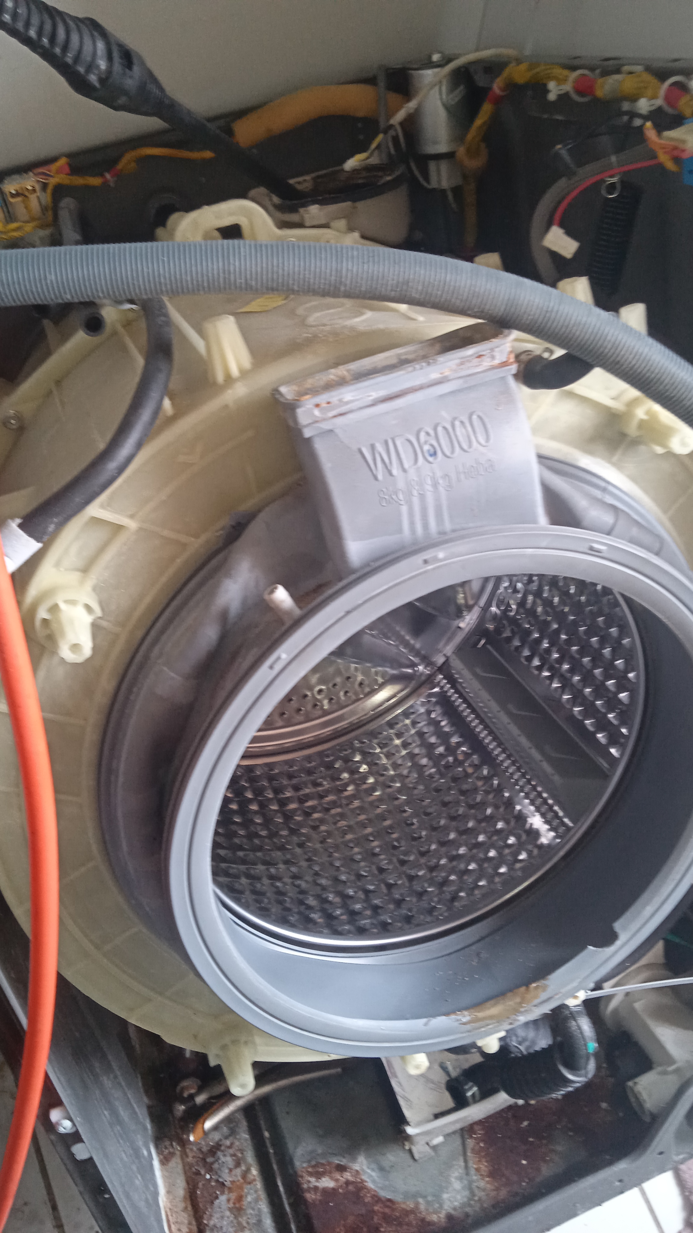 Hidrolavadora en funcionamiento